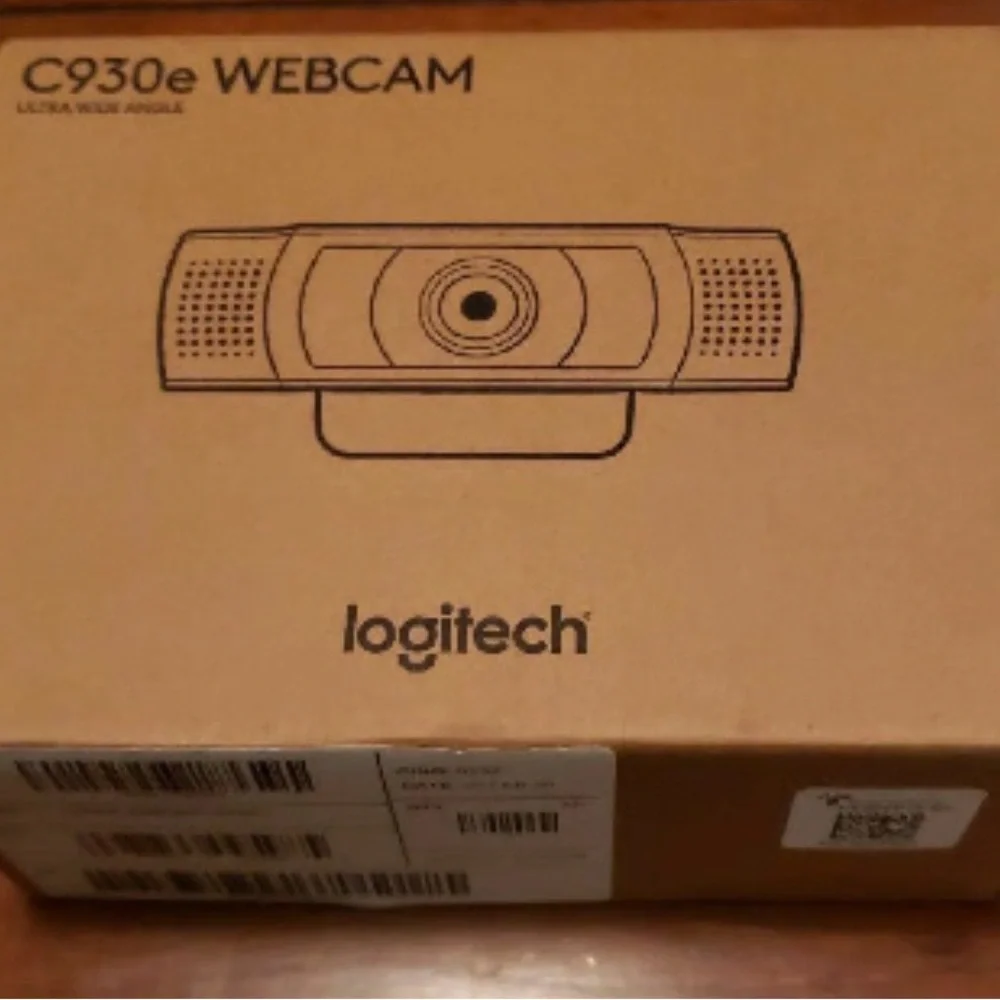 C930e Logitech Black HD Webcam. Ultra wide angle. Brand new never used